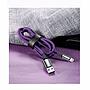 Baseus C-shaped Light Intelligent power-off Cable Purple