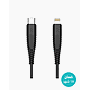 RAVPower 1M NYLON TYPE-C TO LIGHTNING CABLE - BLACK