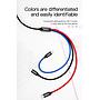 Baseus Three Primary Colors 3-in-1 Cable USB For M+L+T 3.5A 1.2M Black